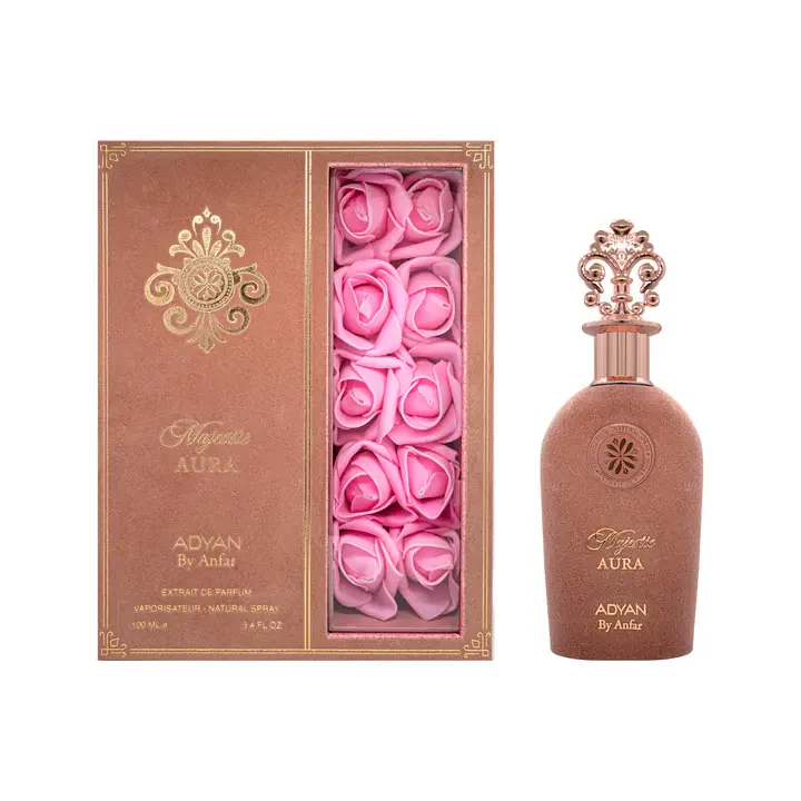 Adyan Majestic Aura Extrait Perfume for Women - 100ml (3.4oz) - Luxurious Woman Eau de Parfum - Elegant Package and Bottle for Her - Long Lasting Fragrance