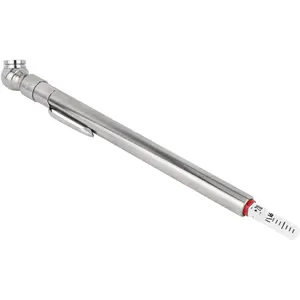 Milton® Heavy Duty, Tire & Tread Pencil Gauge, 10-70 PSI, Single Head Air Chuck, Brass Tubing, Corrosion Resistant