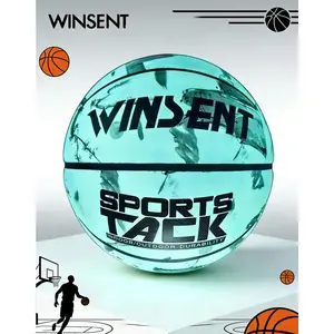 2026 Trending Neon Glow Basketball Durable Indoor Outdoor Streetball Sports Gift for Athletes