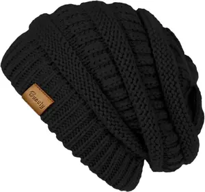 Slouchy Beanies for Women Cable Knit Winter Hats Ladies Gifts Chunky Skull Cap Thick Warm Stocking Caps for Cold Weather