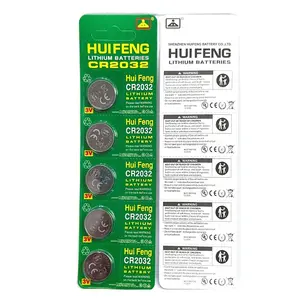 Cr2032 Button Battery for Remote Control, Candle Light Base, Toy, 3v Lithium Manganese Battery, Essential Electronics Replacement