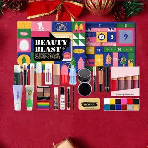 24 PCS Complete Makeup Kit Box 2026 Valentine's Day Gift Set for Women Beauty & Cosmetic Calendar Full Kits