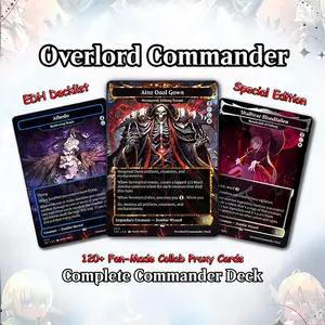 Overlord Zombie Commander Deck Proxy | Anime Inspired EDH Deck | Zombie Tribal Reanimator | 100 Cards