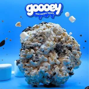 Goooey Cookies & Cream Krispy Treat