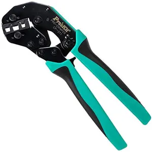 Pro'sKit 902-160 CrimPro Crimper for Wire Ferrules, AWG 2-4-6, Multi