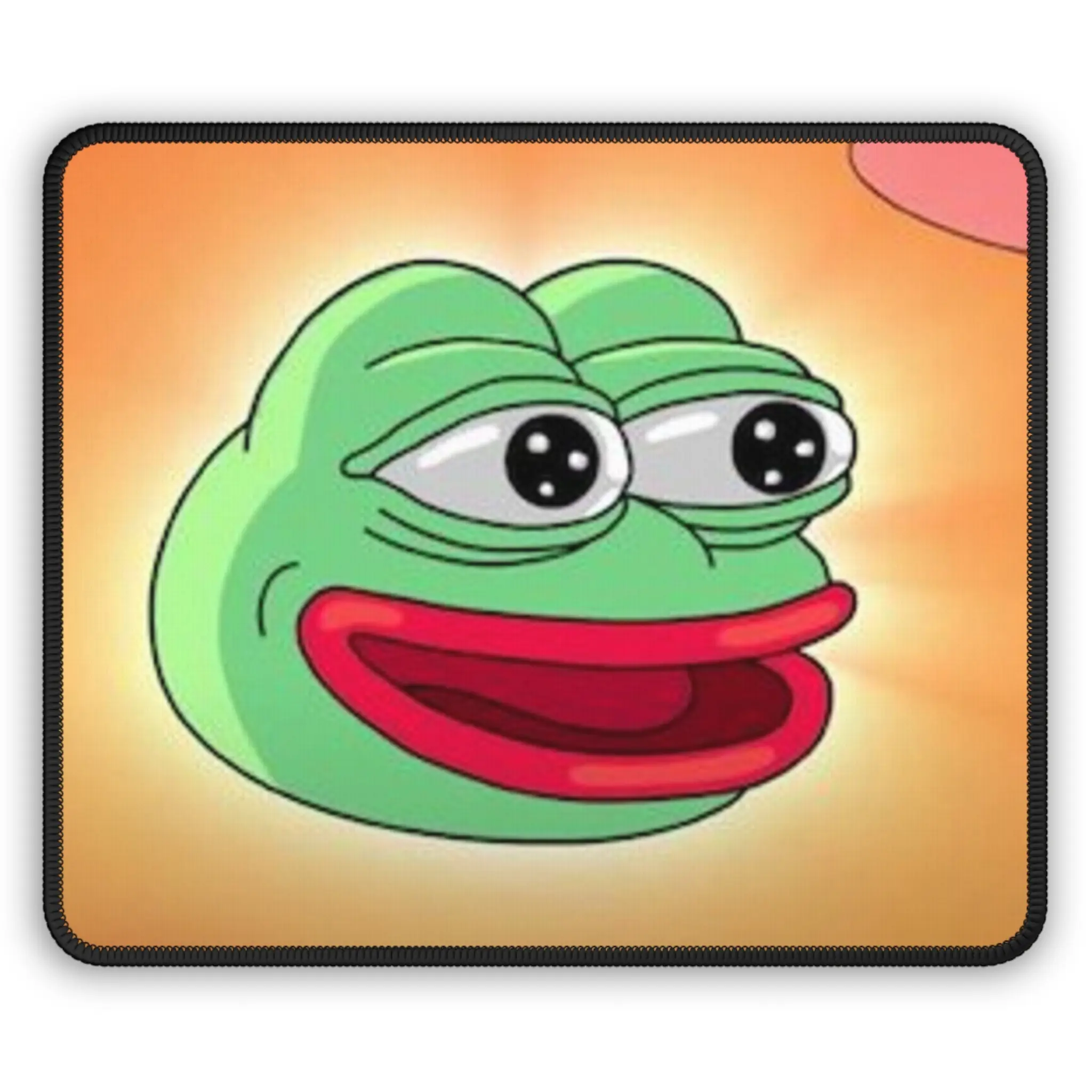 PEPE the frog mouse pad for gaming , Desk Accessory, Gamer Gift, Meme Lover Gift, Fun Office Decor