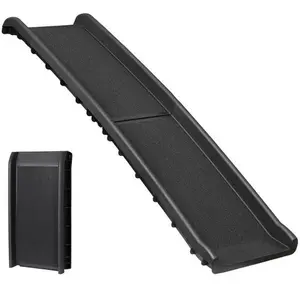 Zeny Portable Dog Ramp Folding Non-Slip Pet Ramp Stairs Step Ladder for Truck SUV Car