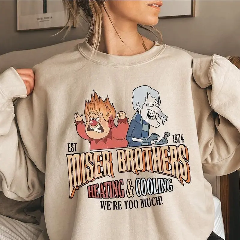 Heating and Cooling Funny Vintage T-Shirt – Sweatshirt – Hoodie, HVAC Worker Gift Tee