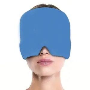 Migraine Ice Head Wrap, Headache Relief Hat For Migraine Cap For Tension Puffy Eyes Migraine Relief Cap For Sinus Headache And Stress Relief Cold Compress Sleeping Eye Mask