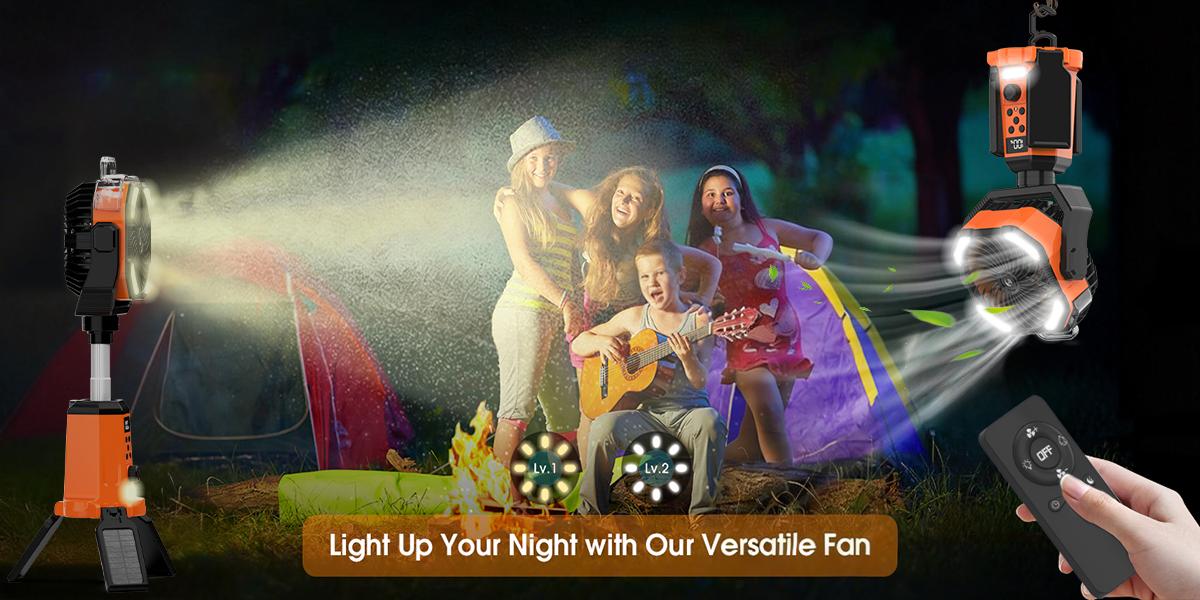 3-in-1 Misting Tripod Fan: 20000mAh Rechargeable Battery Operated Portable Fan with LED Light, Remote Control, 270° Rotation, Stepless Speed Adjustment – Cooling Mist Spray Fan for Outdoor Camping Tent Barbecue Picnic Jobsite Home Use 3-in-1 Misting Tripod Fan: 20000mAh Rechargeable Battery Operated Portable Fan with LED Light, Remote Control, 270° Rotation, Stepless Speed Adjustment – Cooling Mist Spray Fan for Outdoor Camping Tent Barbecue Picnic Jobsite Home Use
