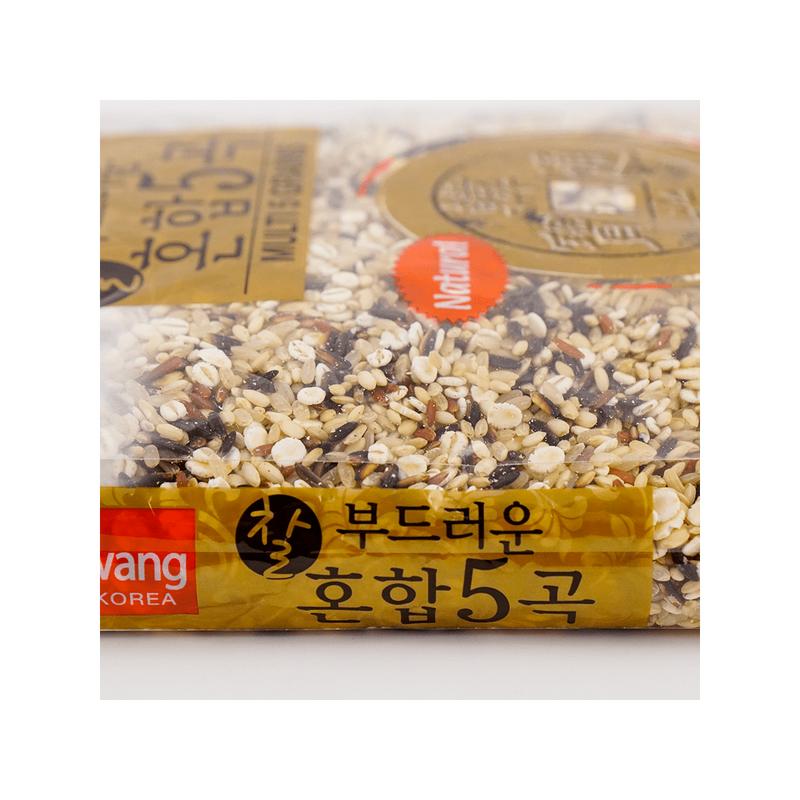 WANG FOOD Korean Soft Multi Grain Rice 1.81kg - Nutritious & Digestive Aid, Healthy Whole Grains for Balanced Diet