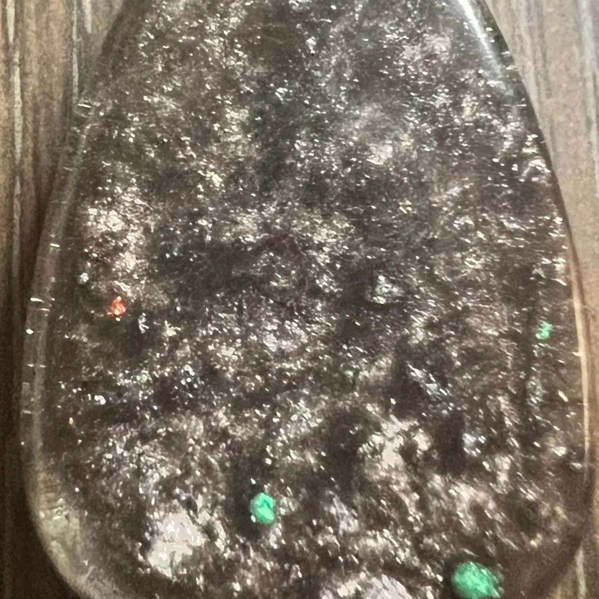 Hand made resin pendant