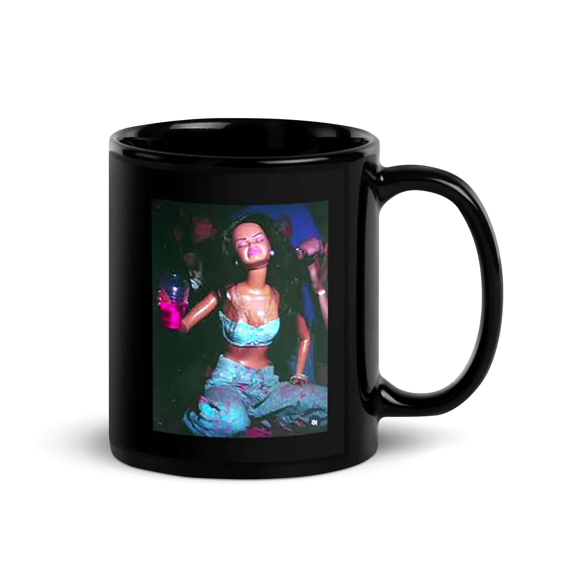 Rave Barbie mug