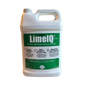 LimelIQ Plus - 1 Gallon Fast Acting Liquid Lime for Lawn & Garden - Raising Soil pH & Improving Nutrient Availability - Smart Soil Science Solution