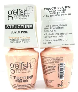 Harmony Gelish Soak Off- STRUCTURE GEL COVER PINK .5oz/15ml