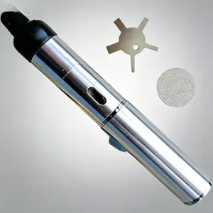 Waterproof Slim Blue Flame Lighter  Refillable Windproof Fire Starter with Storage Bag for Outdoor Use
