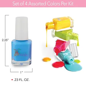 Karma Kids Nail Polish Box Set No. 1 - Organic, Glossy, Glitter Polish for Kids