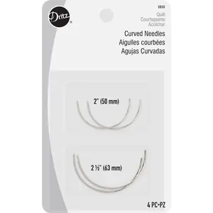 2" & 2-1/2" Curved Needles, 4 pc