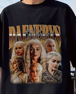 Limited Daenerys Targaryen Shirt,Vintage Daenerys Targaryen 90s Shirt,Daenerys Targaryen Unisex Tees,Retro Daenerys Targaryen Shirt For Fan
