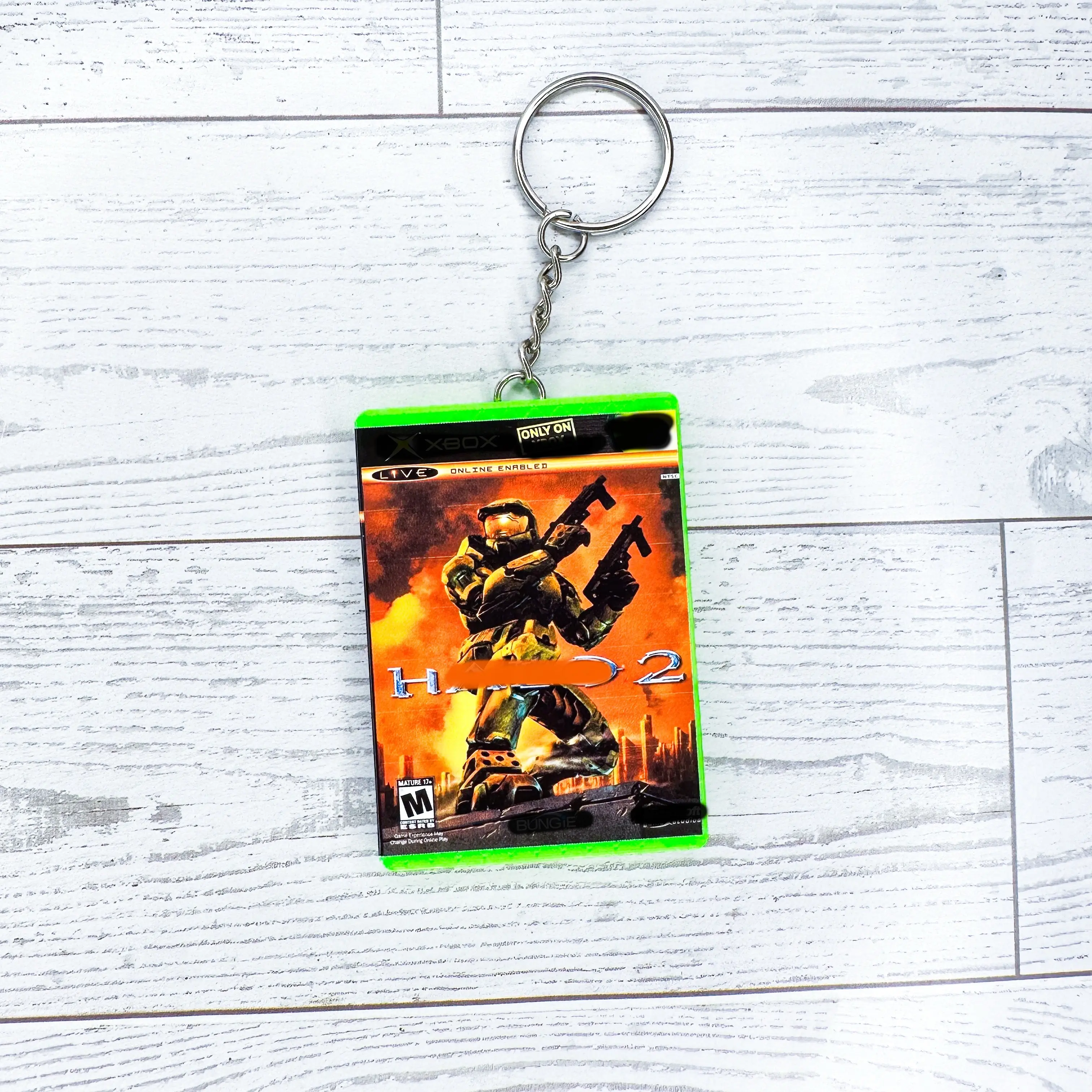 Mini retro Game Case Keychain Inspired  | Magnetic Opening Case with Mini Disc