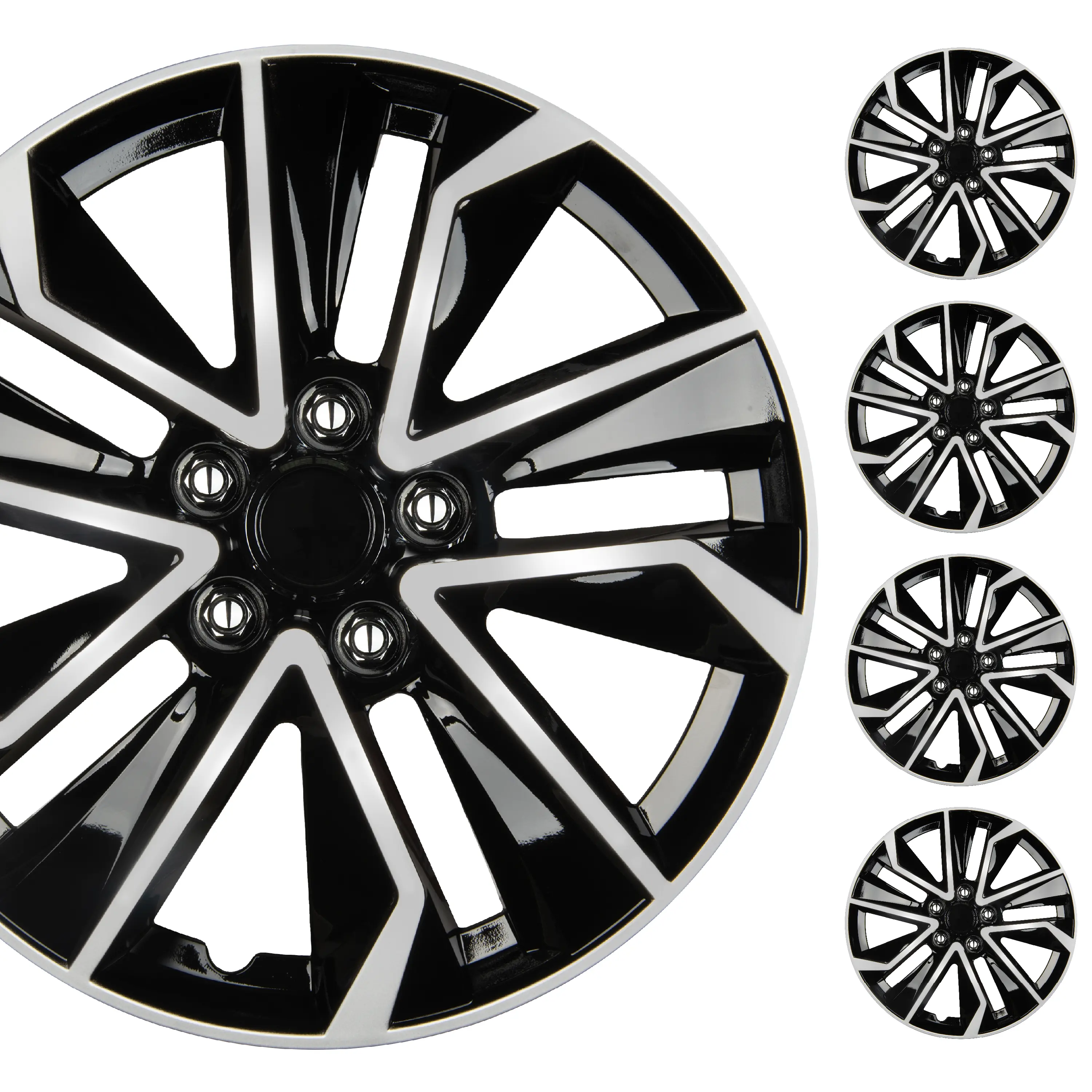Black/chrome 3d Spokes - 16 Inch