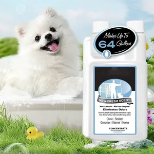 Kennel Odor Eliminator Concentrate - For Cages, Runs & More - Home & Kennel Use, Safe Non-Enzymatic Formula (Fresh Scent, 16 fl oz)