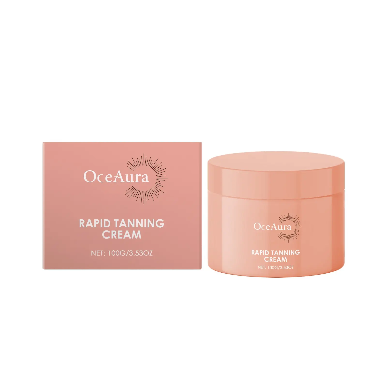 OceAura Healthy Bronze Tanning Cream, Fast Create Sun-Kissed Skin, Long Lasting Nourishing Moisturizer