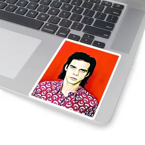 Nick Cave Kiss-Cut Sticker | Nick Cave and the Badseeds | Bad Seed | Computer or Lunch Box Sticker | Goth Stickers