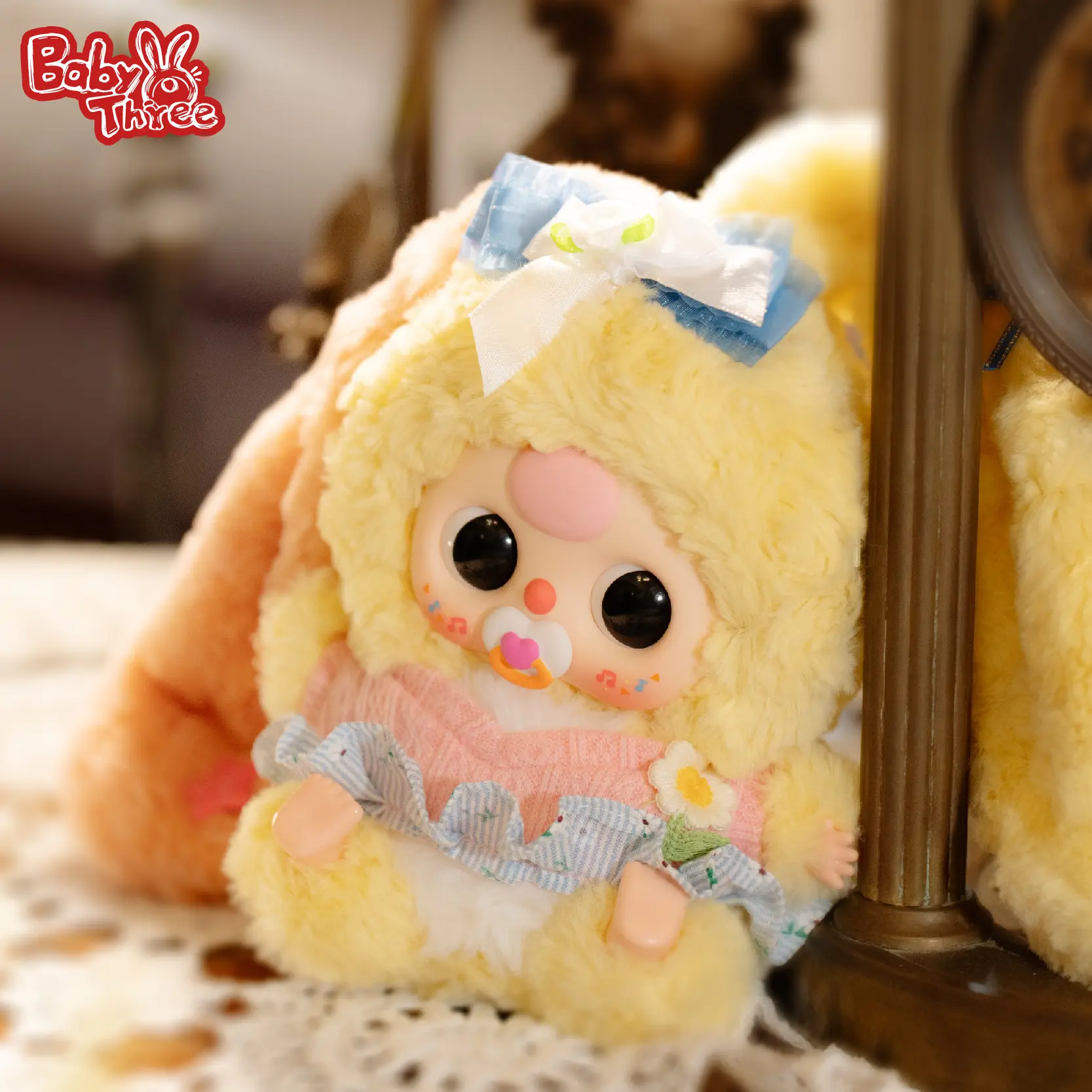 Baby Three Lily Rabbit Town V4 Plush Blind Box, Blind Bag,12