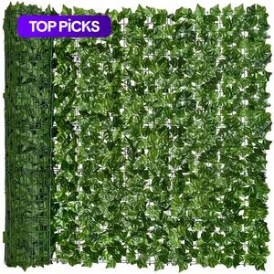 artificial ivy privacy fence, 1 count durable fake grass wall decor, home decor faux ivy vine leaf design decorative plant for outdoor garden patio decorations for panels, exterior, outdoor decor, decorative garden fences