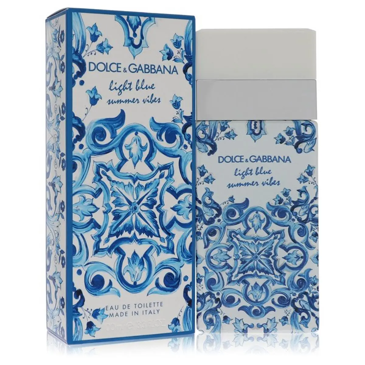 DOLCE & GABBANA Light Blue Summer Vibes Eau De Toilette Spray, A Captivating Fragrance for Women, 100 ml / 3.3 fl oz, Women's Fragrance, Fragrance Product
