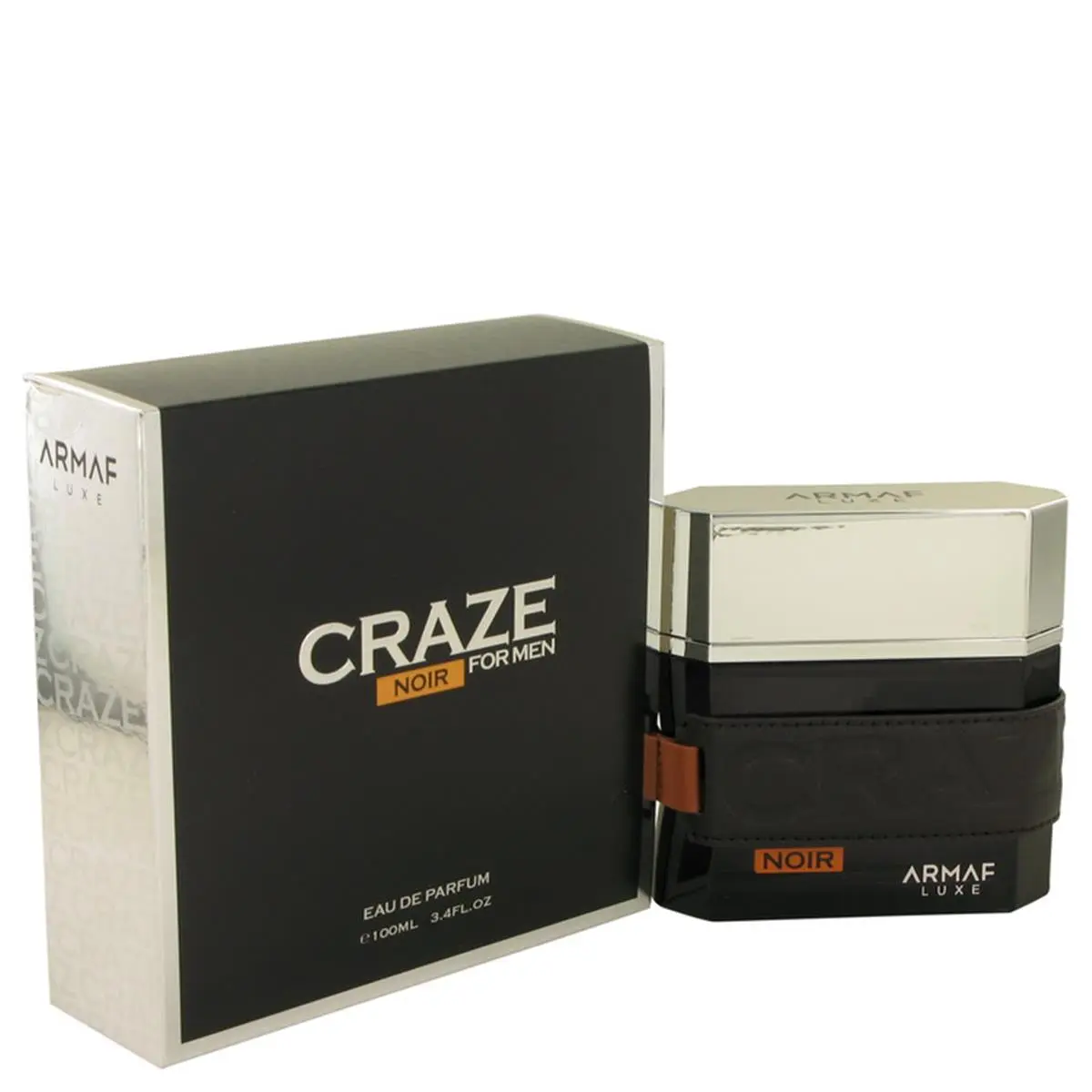 Armaf Craze Noir Eau de Parfum for Men, Cologne and Fragrance Spray for Male Grooming and Personal Care, 3.4 fl oz / 3.4 oz, Smelling Good, Signature Scent, Edp, Good Smelling Man, Standard Size, Health Care, Men's Fragrance