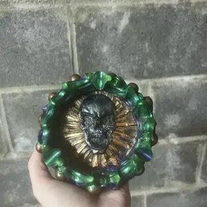 Handcrafted Resin Skeleton Tray - Trinket for Home Decor