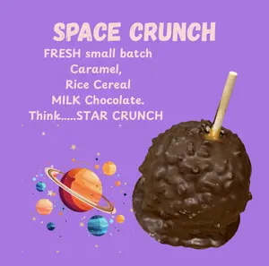 Copperpot Caramel Apple Space Crunch Like a Star Crunch Festive Delight with Gooey Caramel & Crunchy Chocolate Treat for Festive Gatherings