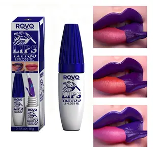 Long Lasting Peel Off Lip Gloss Gel Transfer Proof Non Stick Waterproof Portable Multiple Colors High Pigment Non Sticky, Makeup