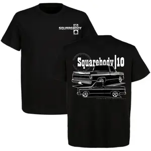 Squarebody C10 T-shirt, Classic Square Body Pickup Truck Graphic Tee, Menswear, Soft Cotton, Car Enthusiast, Men Gift, Father's Day Gift