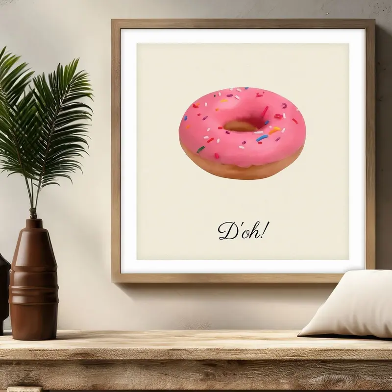 Framed The Simpsons Wall Art | Poster | Print | Quote | Unframed E