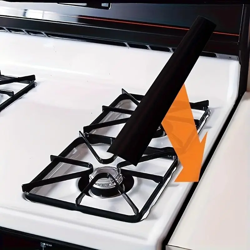 Integrated Stove Gap Sealing Strip, 1pc, for Filling and Concealing Kitchen Stovetop-to-Wall Height Difference Joints