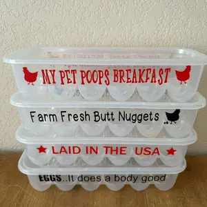 Funny saying egg carton- Plastic egg carton.Mothers Day