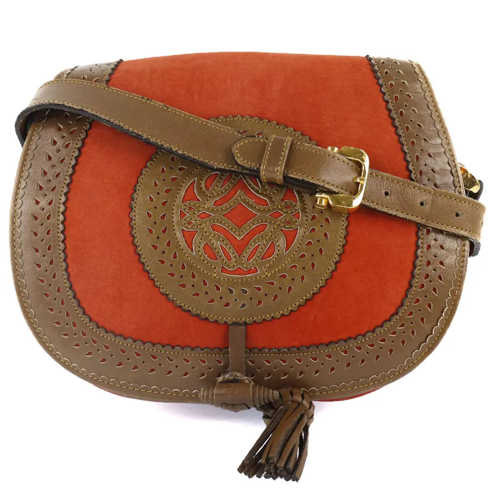 Pre-owned Loewe Suede Shoulder Bags Sevilla Leather Shoulder Bag
