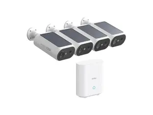Aosu SolarCam System P1 SE 2K Outdoor Wi-Fi Night Vision 4-Camera Kit (C8E-4H)