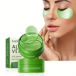 60pcs Aloe Vera Collagen Eye Mask Patches, Deep Hydration, Moisturizing Firming, Low Sensitivity Gel Formula, Skin Care Essentials