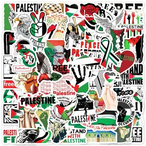50pcs Palestine Stickers, Suitable for Scrapbooks, Diaries, Notebooks, Water Bottles, Cars, Etc. Faith-based Designs, Gifts with Positive Messages, Truck Sticker