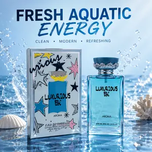 Luxurious EBC Eau De Parfum | Fresh Aquatic Citrus Scent for Everyday Wear | 100ml / 3.4 Fl.Oz