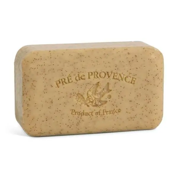 Pre de Provence Artisanal French Moisturizing Soap Bar, Shea Butter Enriched, Quad Milled for Long Lasting Rich Smooth Lather, 5.3 Ounce, Honey Almond