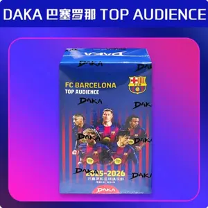 DAKA Top Audience Real Madrid Barcelona Football Trading Cards Sealed Box Limited Parallel Numbered Autograph Cards Collect