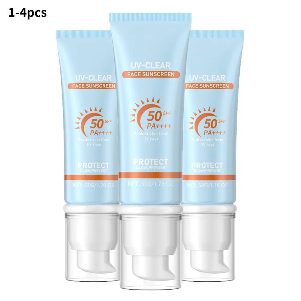 Tinted Face, Hydrating Tinted Sunscreen, Anti-Sunburn & Moisturizing Spf 50, Summer, Anti-Aging Protection, Sun Care Solution, Skincare Facial Broad Spectrum Tone-Up