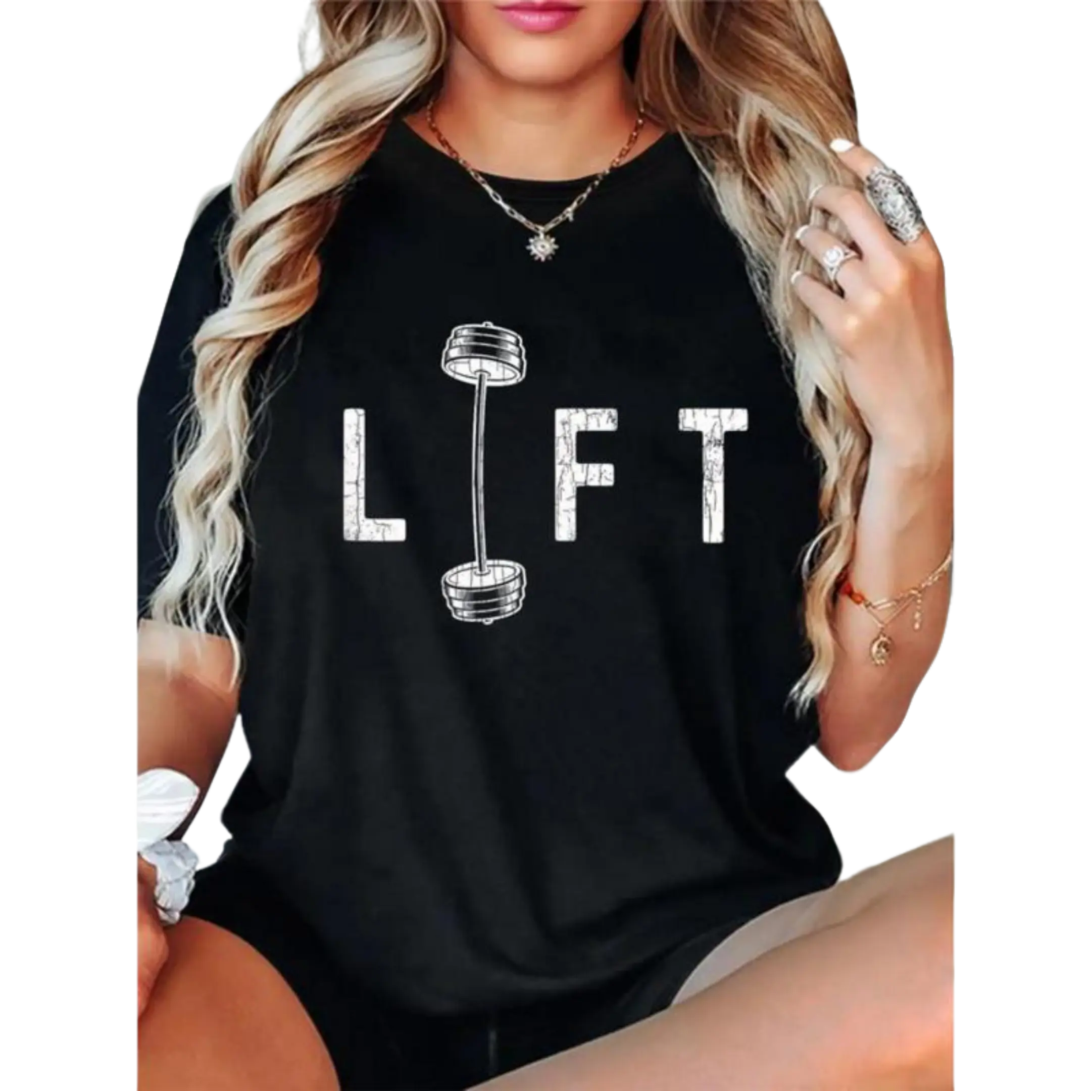 [100% Cotton] 100% Cotton Lift Funny Gym Inspiring Motivational Graphic T-Shirt T-Shirt For Men And Women