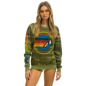AVIATOR NATION MALIBU  SWEATSHIRT - CAMO