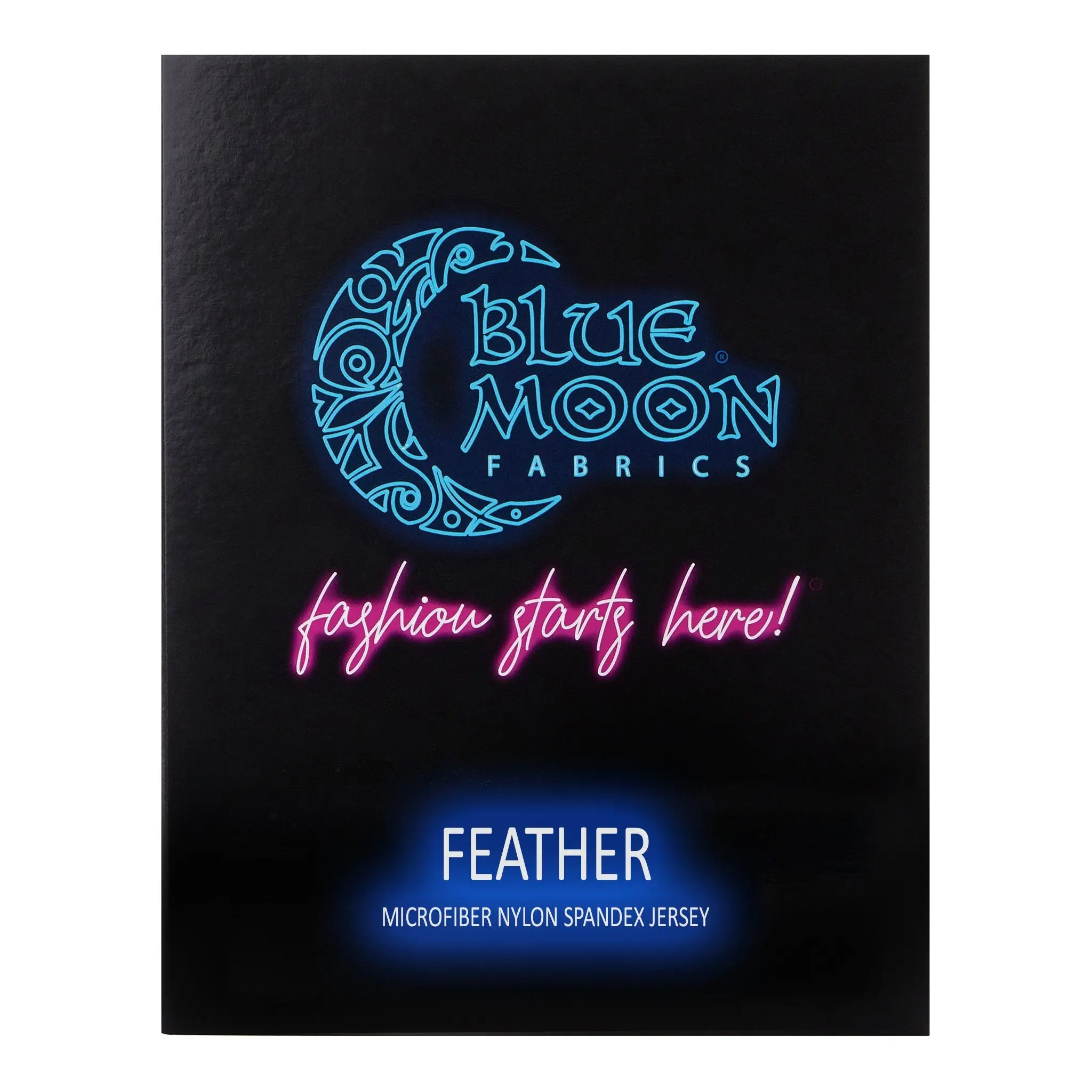 Feather Microfiber Nylon Spandex Jersey Color Card | Blue Moon Fabrics
